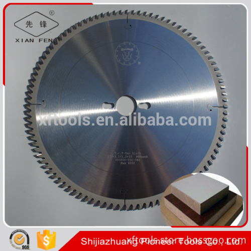 255mm panel sizing cutting disc tct tips high quality for woodworking machines